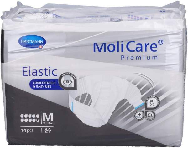 Molicare Premium Elastic Slip 10 Tropfen Gr.M 4 X 14 Stück
