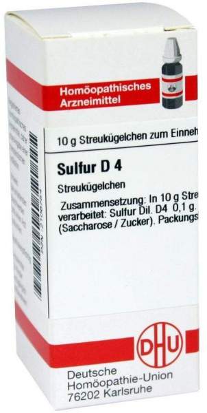 Sulfur D 4 10 G Globuli