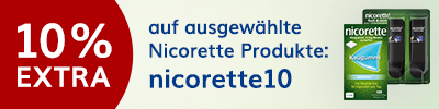 10% Rabatt extra auf nicorette