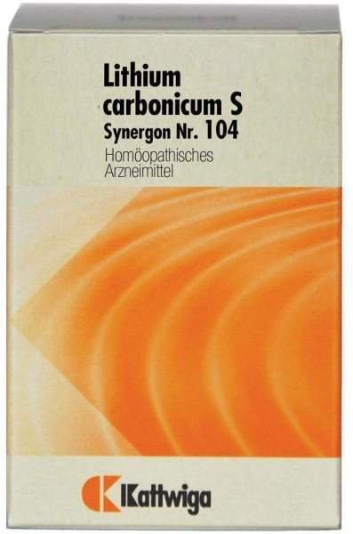 Kattwiga Synergon 104 Lithium Carbonicum S Tabletten 200 Tabletten
