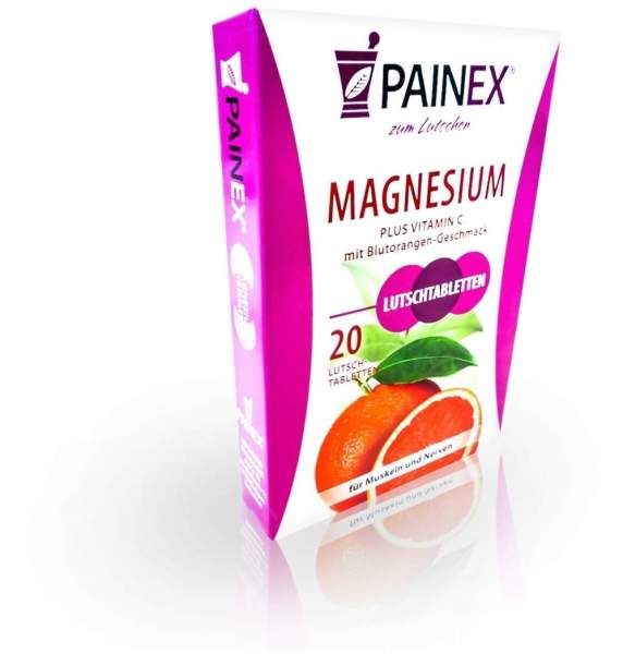 Magnesium Mit Vitamin C Painex 20 Lutschtabletten
