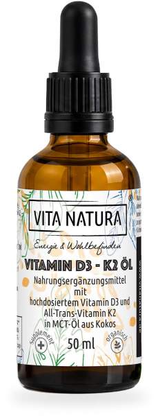Vitamin D3 - K2 Öl 50 ml