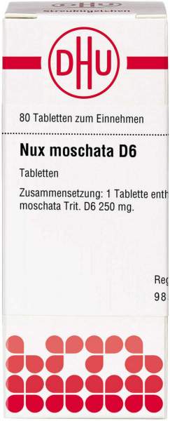 Dhu Nux Moschata D6 80 Tabletten