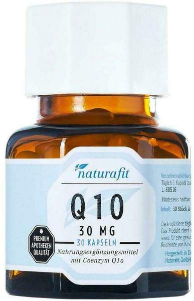 Naturafit Q10 30 mg Kapseln 30 Stück