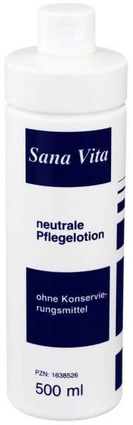 Sana Vita Neutrale Pflegelotion 500 ml Lotion