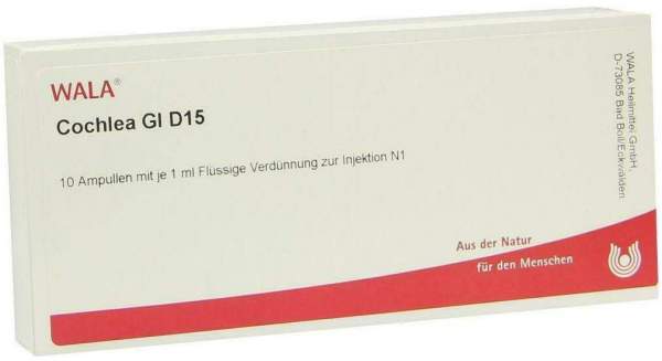 Wala Cochlea Gl D15 10 X 1 ml Ampullen