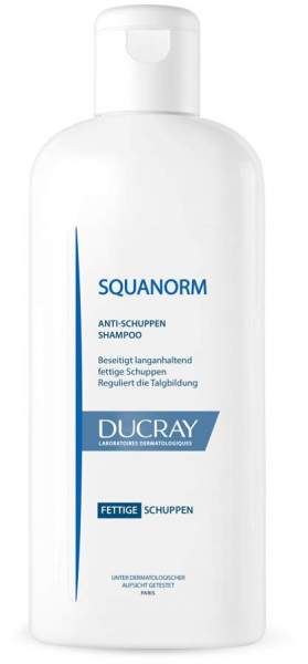 Ducray Squanorm fettige Schuppen 200 ml Shampoo