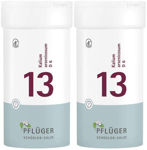Biochemie Pflüger 13 Kalium arsenicum D6 2 x 400 Tabletten