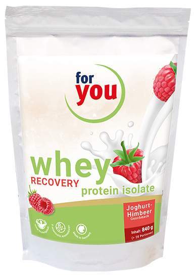 For You Whey Protein Isolate Recovery Joghurt-Himbeer 840 G