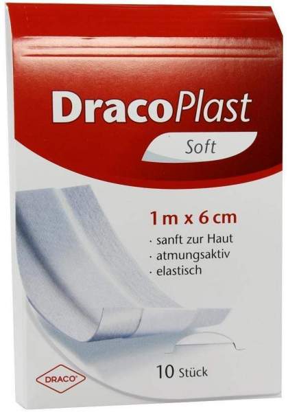 Dracoplast Soft Pflaster 1 M X 6 cm 10 Stück