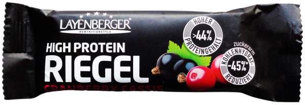 Layenberger LowCarb.one Protein-Riegel Cra.-Cassis 35g