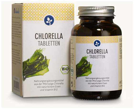 Chlorella Tabletten 100% Bio 144 Tabletten