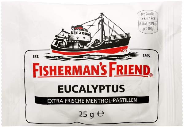 Fishermans Friend Eucalyptus Mit Zucker 25 Pastillen
