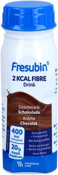 Fresubin 2 Kcal Fibre Drink Schokolade Trinkflasche 24 X 200 ml