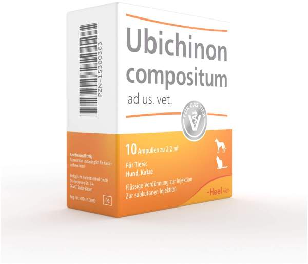 Ubichinon Compositum ad us.vet. 10 Ampullen