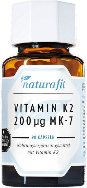 Naturafit Vitamin K2 200 Ug Mk-7 Kapseln 90 Stück