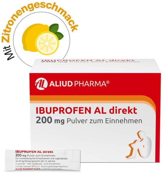 Ibuprofen Al Direkt 200 mg Pulver zum Einnehmen 20 Beutel