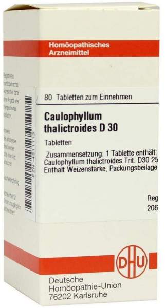 Caulophyllum Thalictroides D 30 Tabletten
