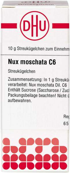 Nux Moschata C 6 Globuli 10 G