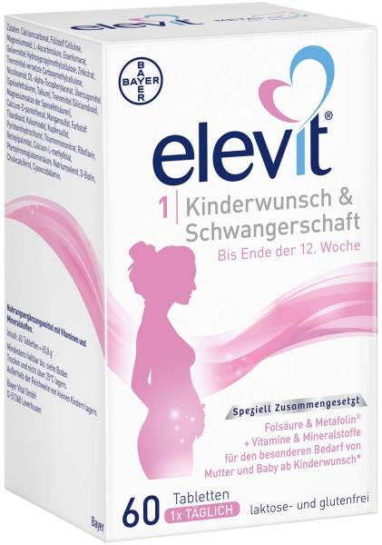 Elevit 1 Kinderwunsch &amp; Schwangerschaft 60 Tabletten