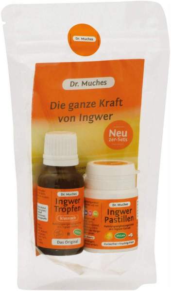 Ingwer Dr.Muches Kombipack Tropfen+pastillen