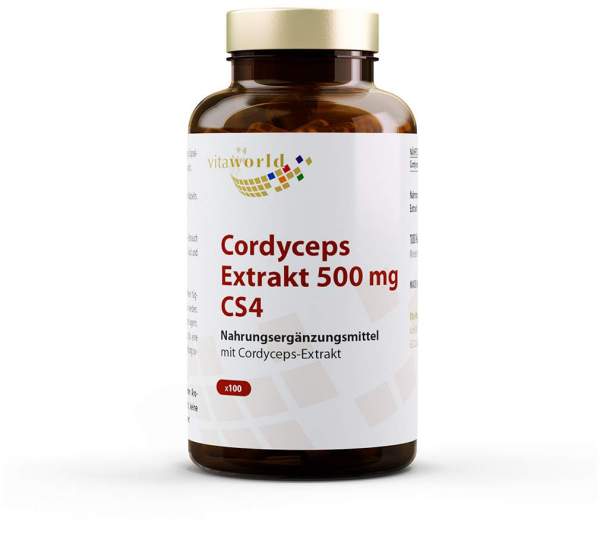 Cordyceps Extrakt 500 mg Kapseln
