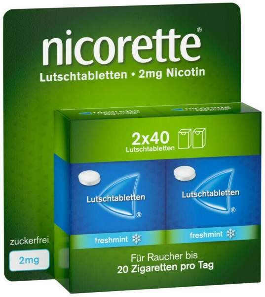 Nicorette Freshmint 2 mg 80 Lutschtabletten