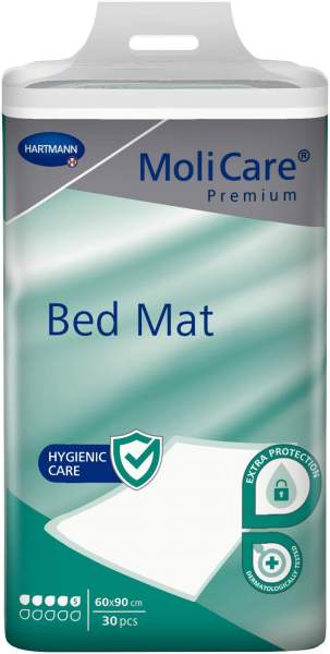 Molicare Premium Bed Mat 5 Tropfen 60 X 90 cm 30 Stück