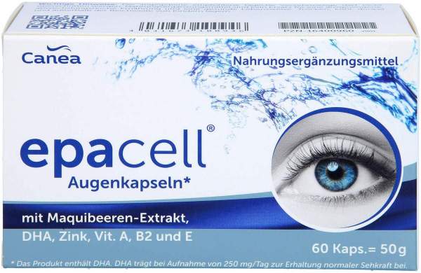 Epacell Augenkapseln Mit Maquibeere Dha+epa 60 Stück