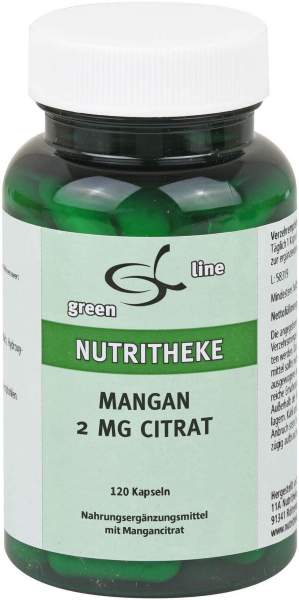 Mangan 2 mg Citrat 120 Kapseln