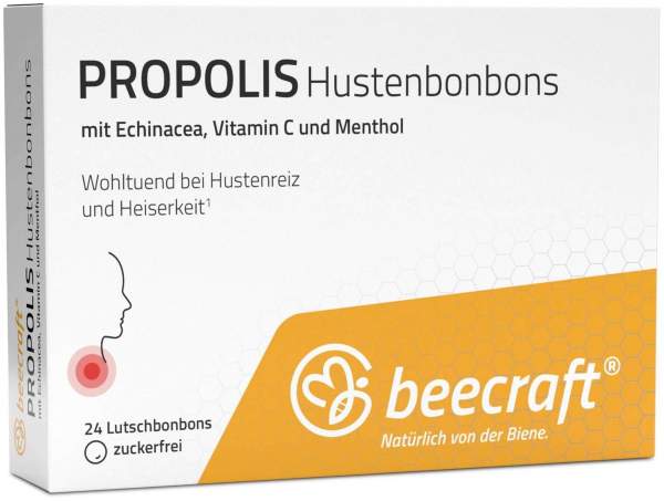 Beecraft Propolis Husten-Bonbons 24 Stück