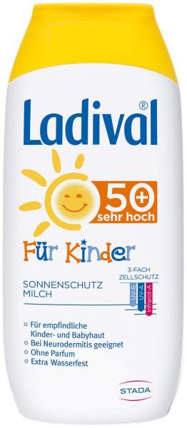 Ladival Sonnenschutz Milch für Kinder LSF 50+ 200 ml