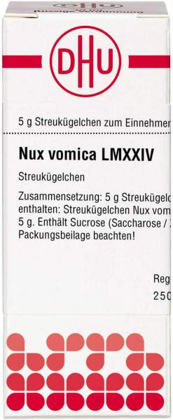 Dhu Nux Vomica Lmxxiv Globuli 5 G