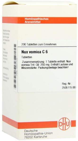 Nux Vomica C 6 200 Tabletten