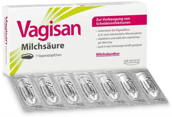 Vagisan Milchsäure 7 Vaginalzäpfchen