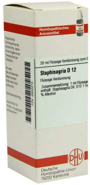 DHU Staphisagria D12 20 ml Dilution