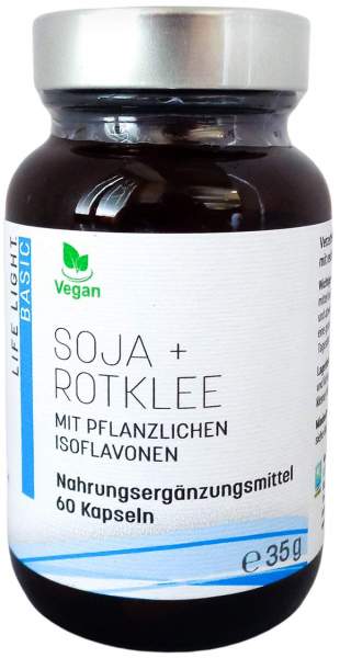 Soja Rotklee Isoflavone Kapseln