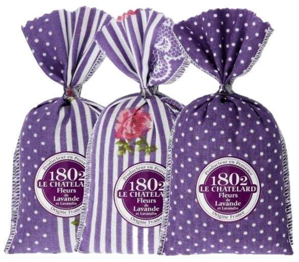 Lavendelblüten Säckchen, 3er Set