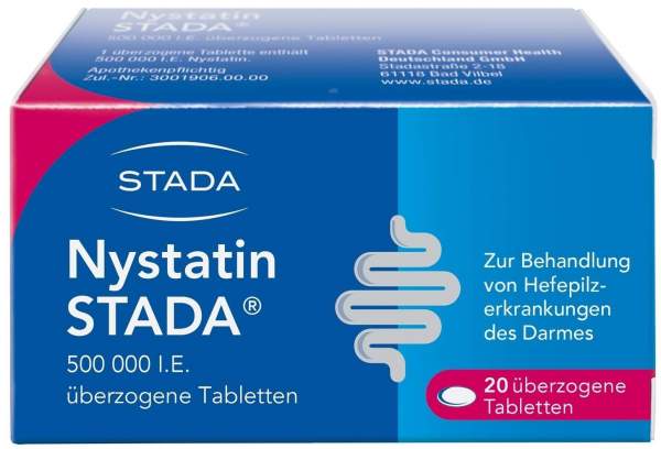 Nystatin Stada 20 Überzogene Tabletten
