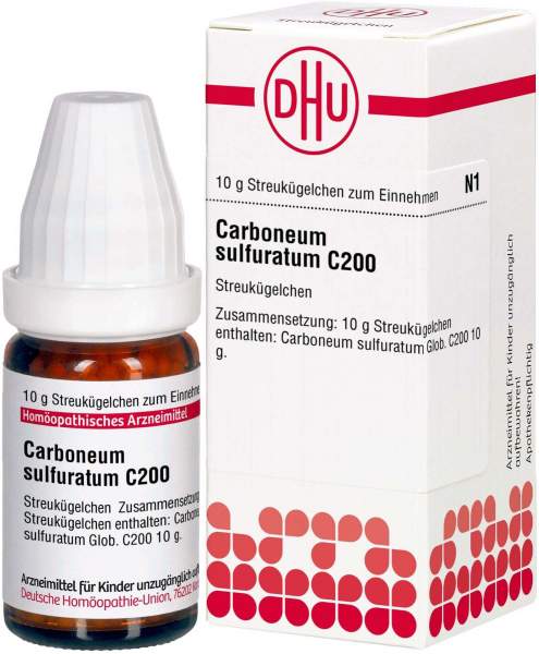 Carboneum Sulfuratum C200 Globuli