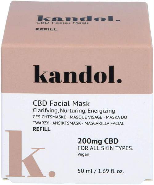 Kandol.Cbd Facial Mask Reinigungsmaske Refill 50 ml