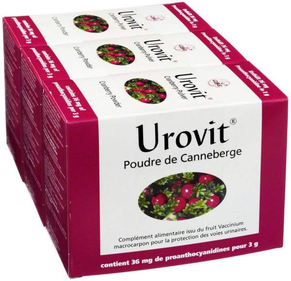 Urovit Cranberry Pulver 90 X 3 G Pulver