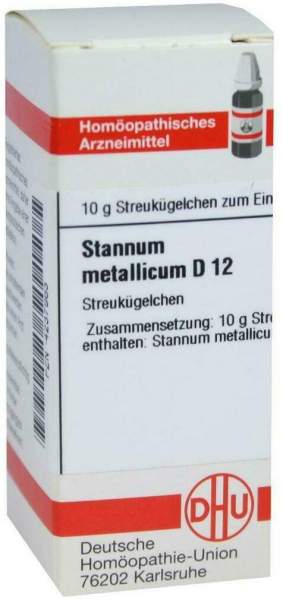 Dhu Stannum Metallicum D12 10 G Globuli