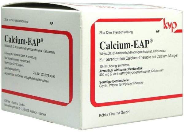 Calcium Eap Ampullen 4% 25 X 10 ml