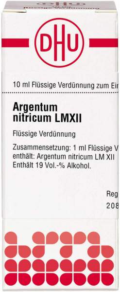 Dhu Argentum Nitricum Lm Xii Dilution 10 ml
