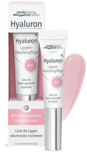 medipharma cosmetics Hyaluron Lippen-Volumenpflege Balsam Rose 7 ml