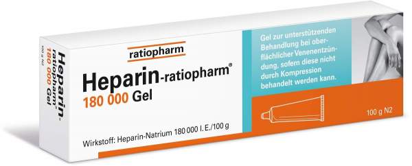 Heparin-ratiopharm 180000 100 g Gel