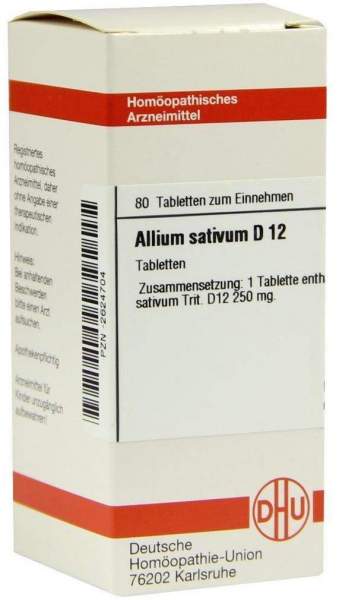 Allium Sativum D 12 Tabletten