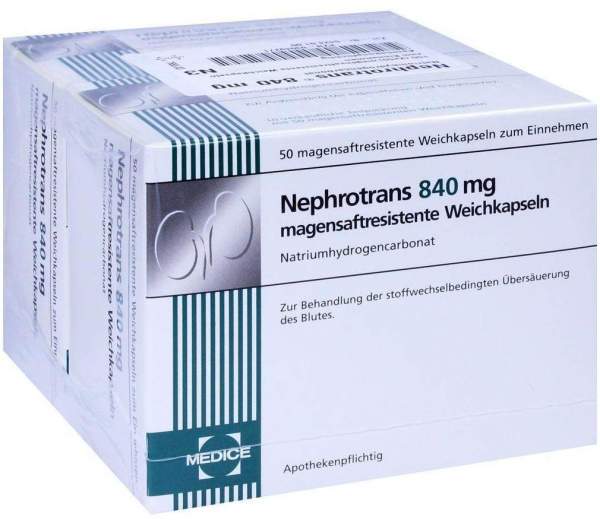 Nephrotrans 840 mg 100 Magensaftresistente Kapseln