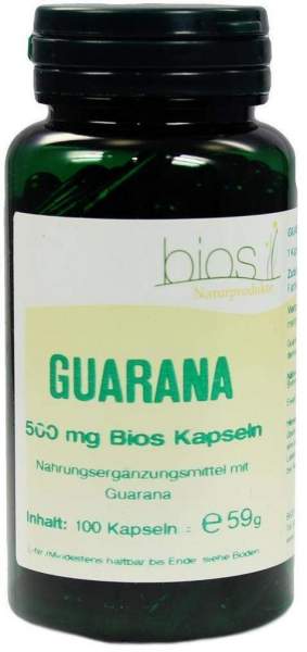 Guarana 500 mg Bios Kapseln